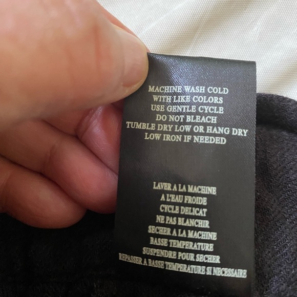 Blank NYC Women Black Rayon Casual Crop Pants Size large - Picture 5 of 7